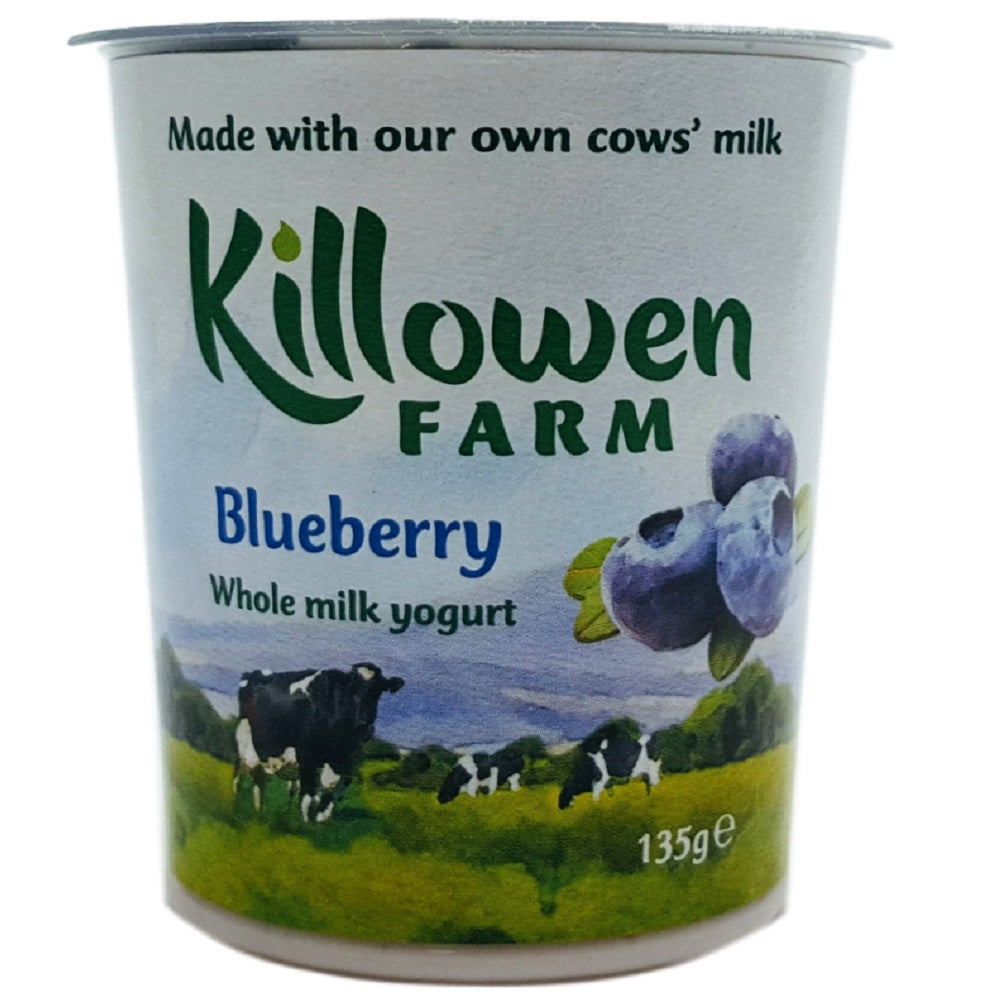 Killowen Farm Whole Milk Yogurt Blueberry 135g