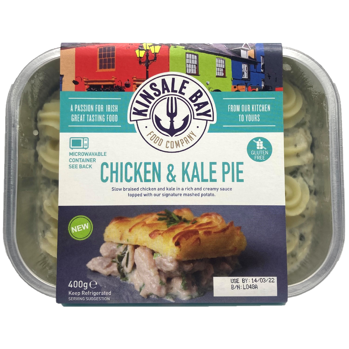 Kinsale Bay Chicken &amp; Kale Pie 400g