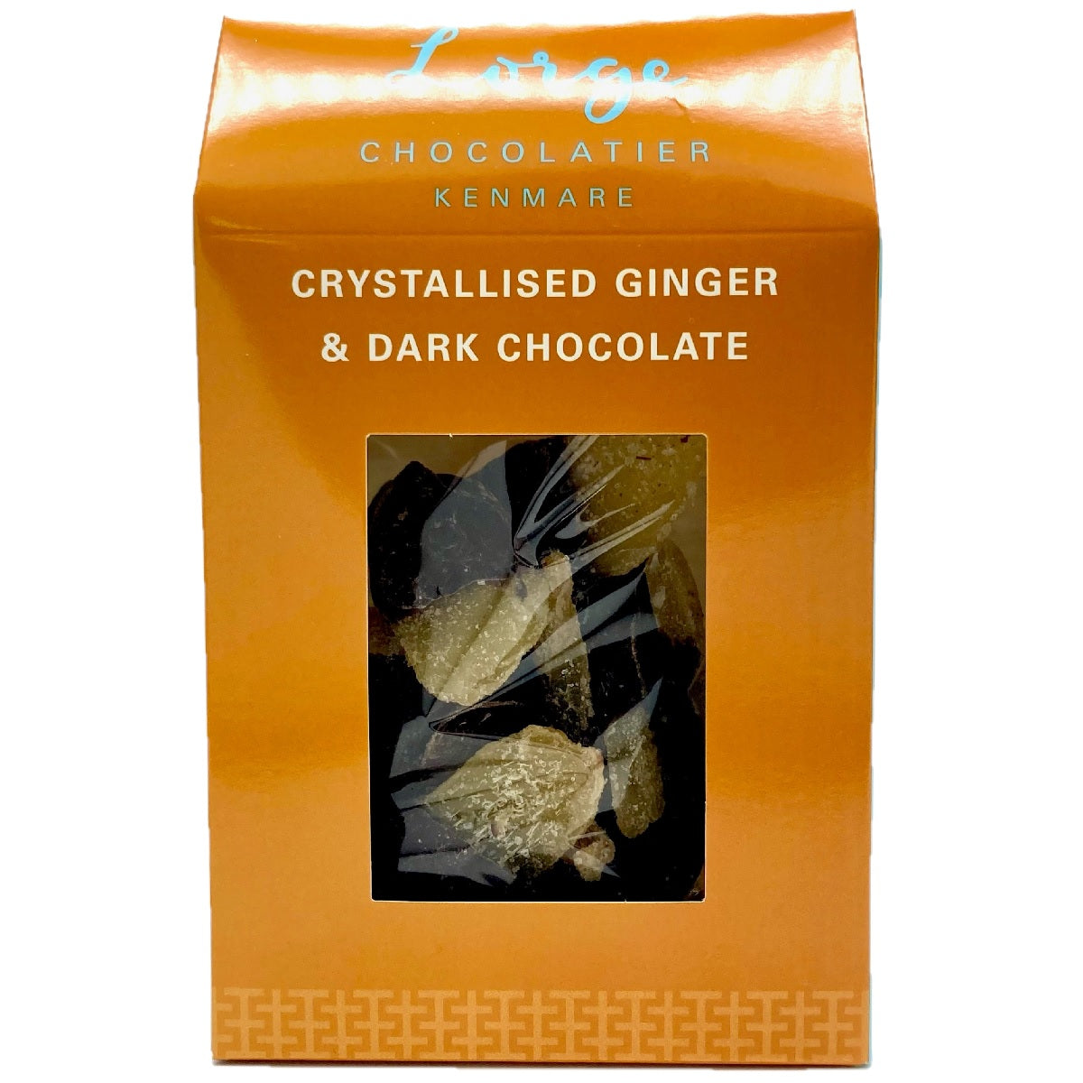 Lorge Chocolatier Crystalized Ginger &amp; Dark Chocolate Brittle 150g