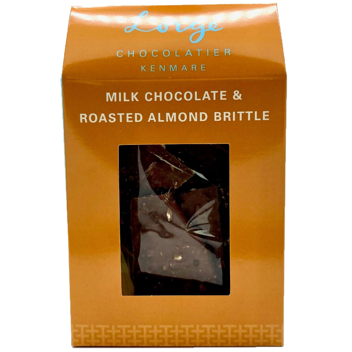 Lorge Chocolatier Milk Chocolate Roasted Almond Brittle 150g