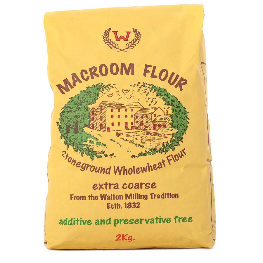Macroom Flour Stoneground Wholewheat Flour Extra Coarse 2kg Ardkeen