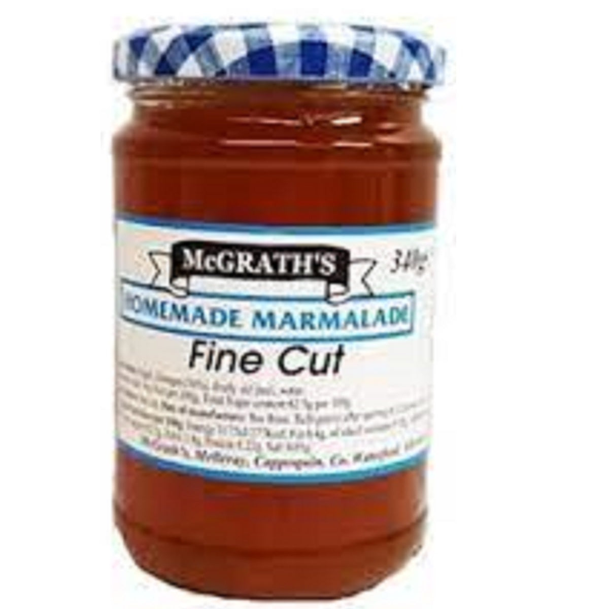 McGrath&#39;s Homemade Fine Cut Marmalade 340g