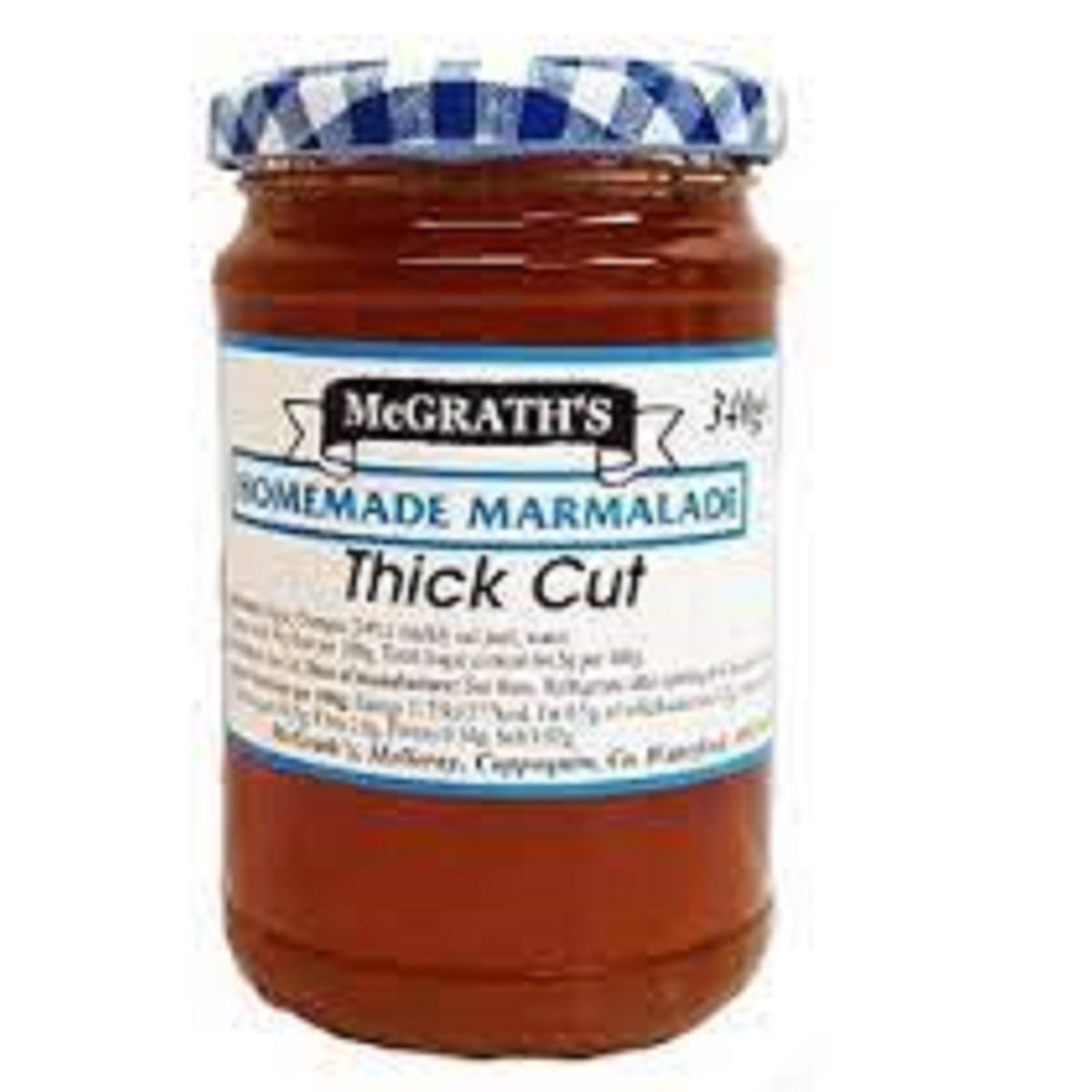 McGrath&#39;s Homemade Thick Cut Marmalade 340g