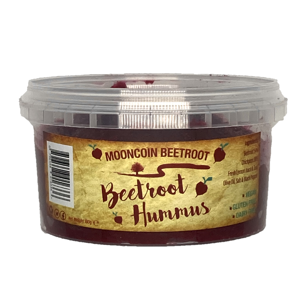 Mooncoin Red Beetroot Hummus 180g