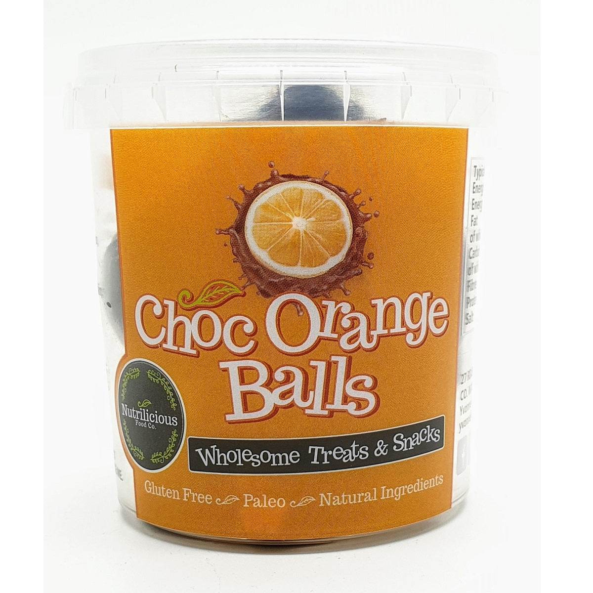 Nutrilicious Food Co. Choc Orange Balls 70g