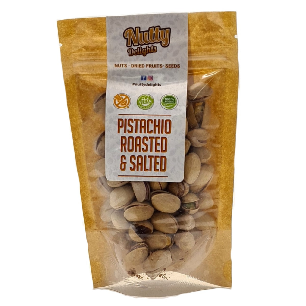 Nutty Delights Pistachio Roasted &amp; Salted 90g