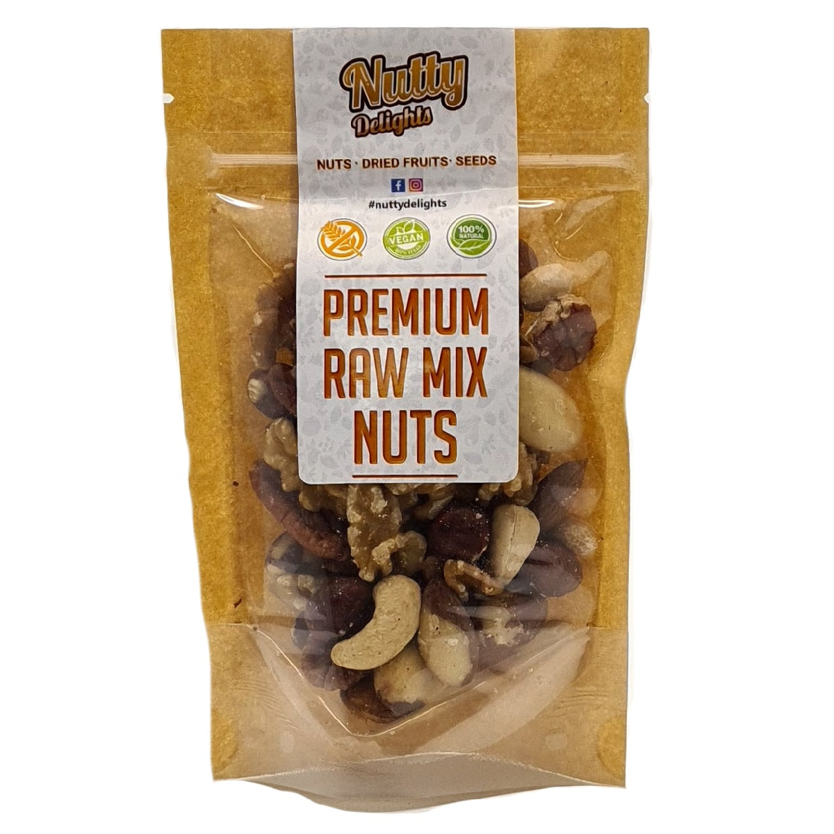 Nutty Delights Premium Raw Mix Nuts 90g