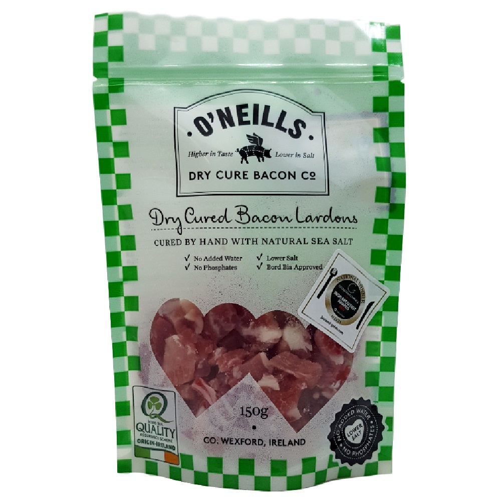 O'Neills Dry Cure Bacon Co Dry Cured Bacon Lardons 150g Ardkeen