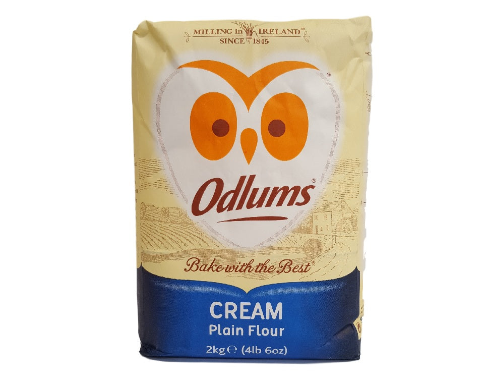 Odlums Cream Plain Flour 2kg