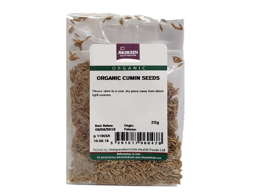 Organic Cumin Seeds 25g