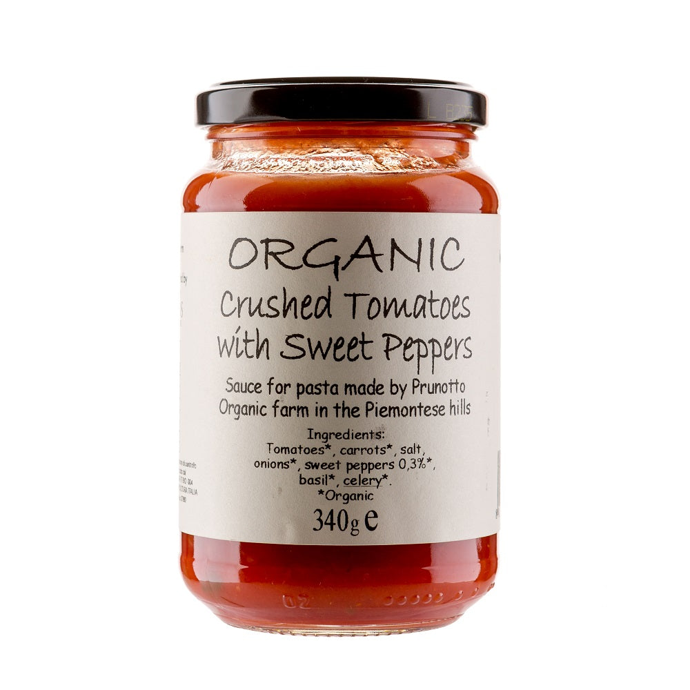 Prunotto Organic Crushed Tomatoes with Sweet Peppers 340g