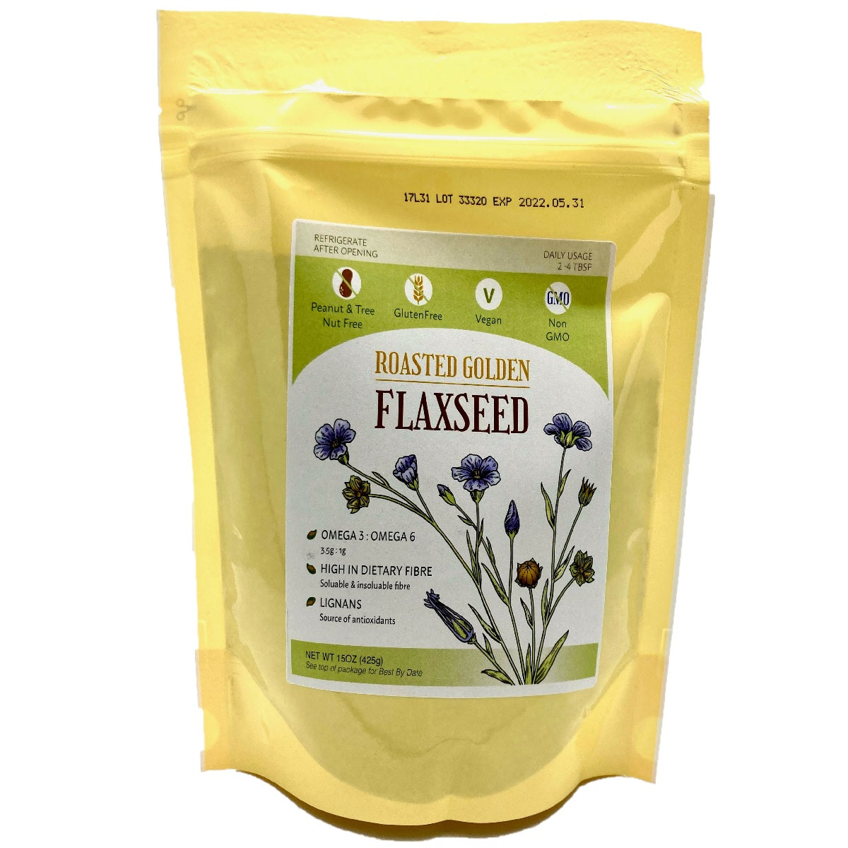 Belmont Roasted Golden Flaxseed 425g