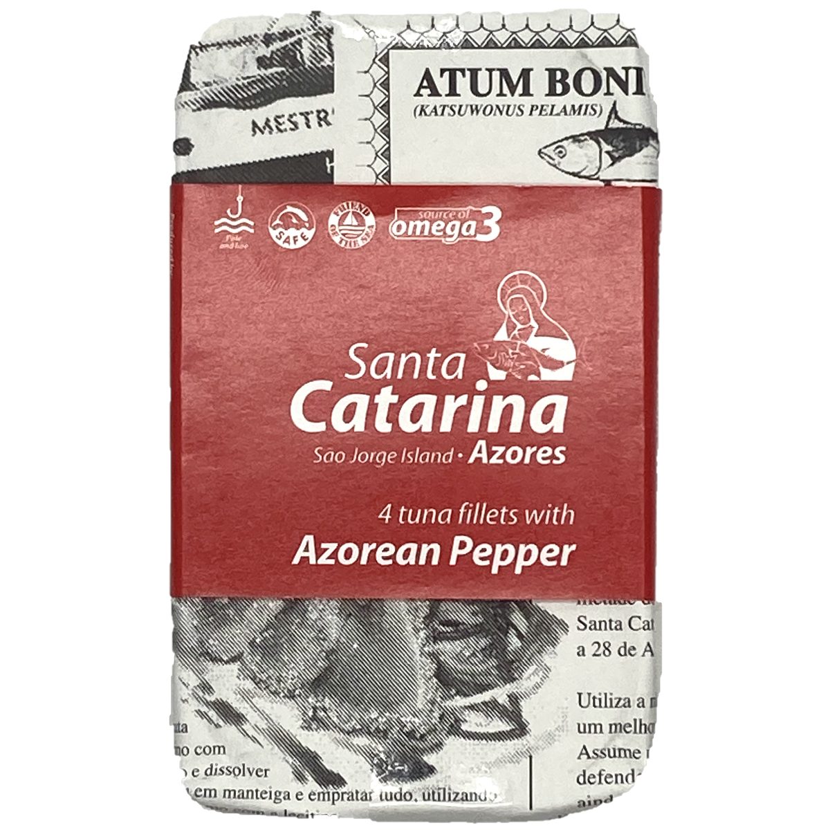 Santa Catarina Tuna Fillets with Azorean Pepper 120g