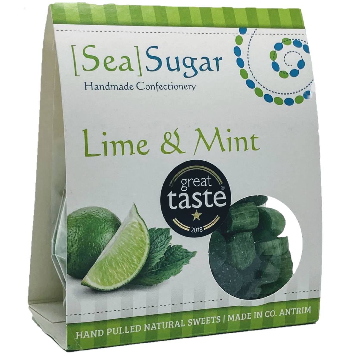Sea Sugar Handmade Confectionery Lime &amp; Mint 100g