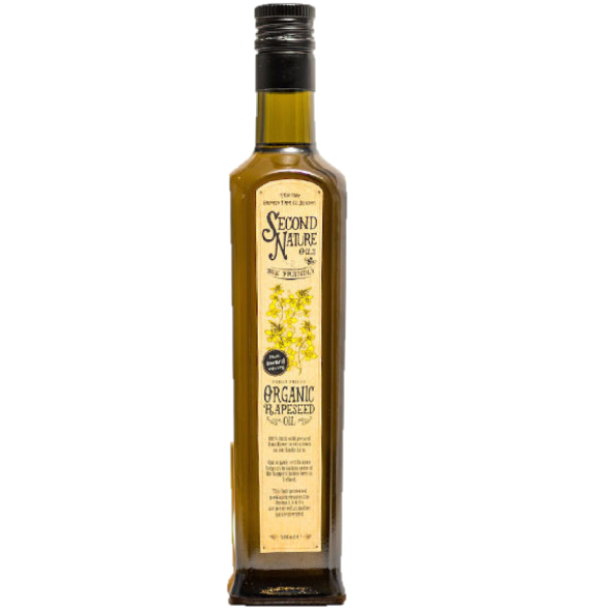 Second Nature Oils Organic Rapeseed Oil 500ml