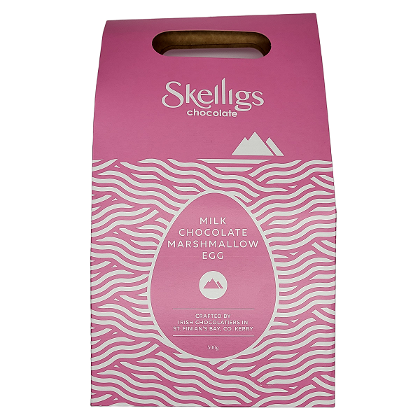 Skelligs Chocolate Milk Chocolate Marshmallow Easter Egg 500g