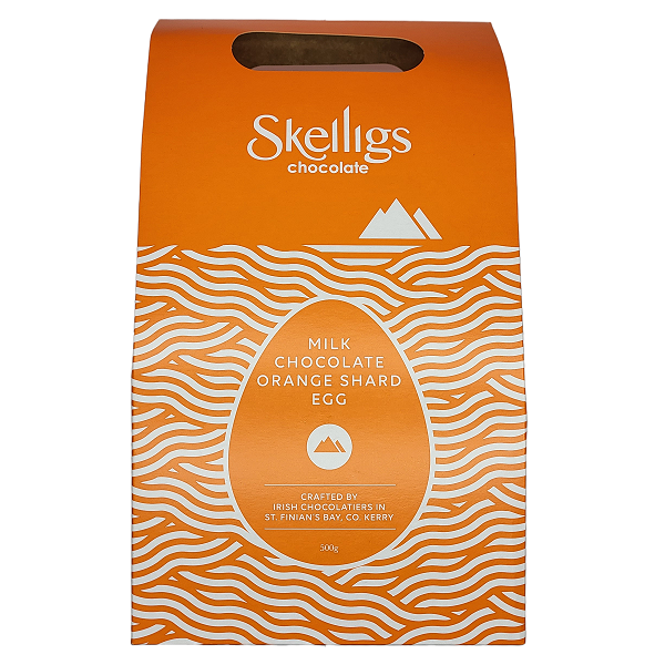 Skelligs Chocolate Milk Chocolate Orange Shard Easter Egg 500g