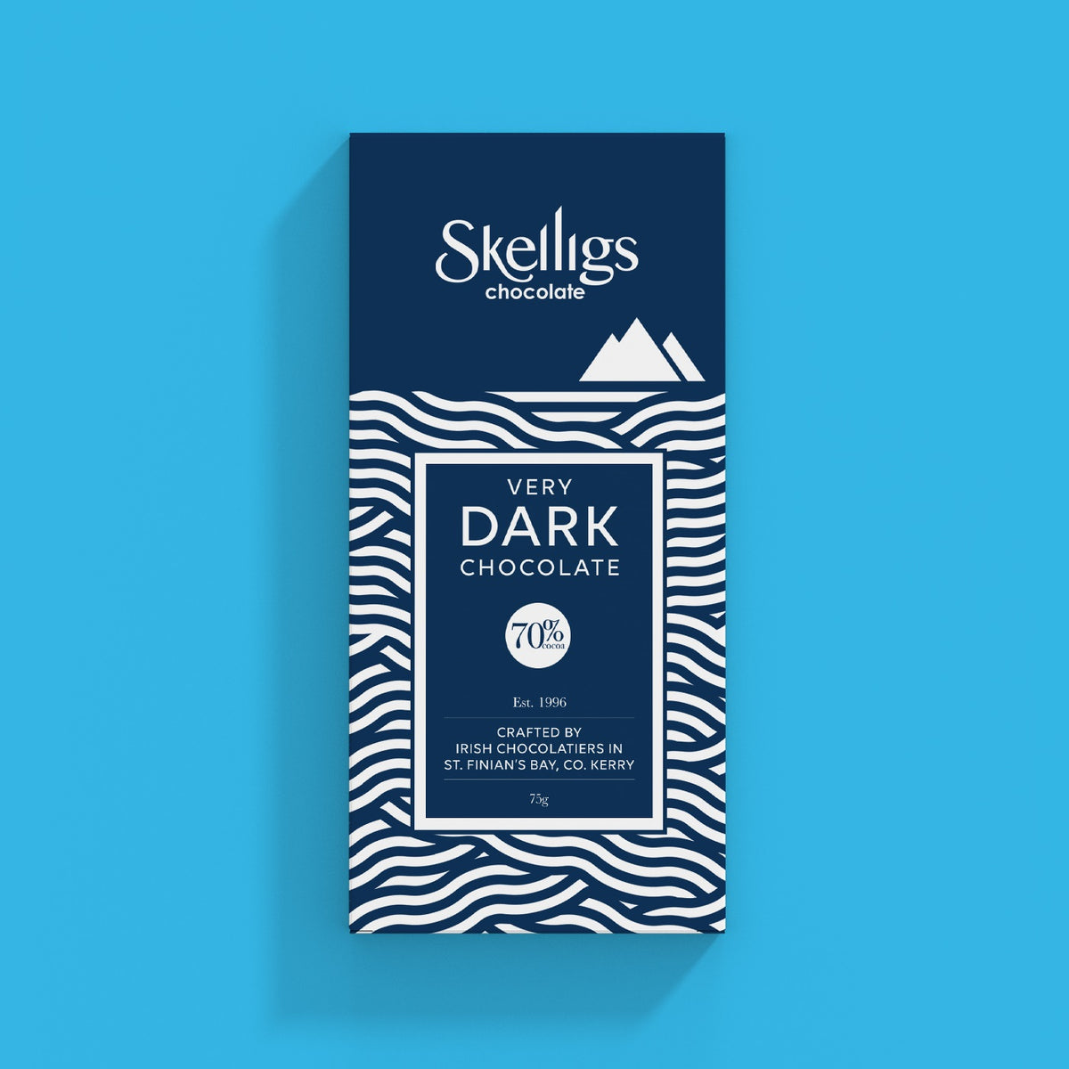 Skelligs Chocolate Very Dark Chocolate 70% 75g