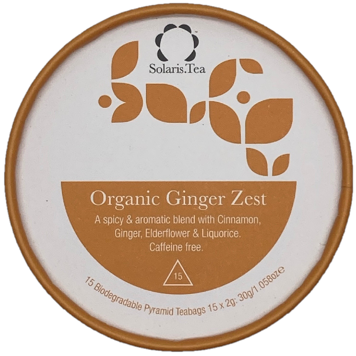 Solaris Tea Organic Ginger Zest Pyramid Teabags 15x2g