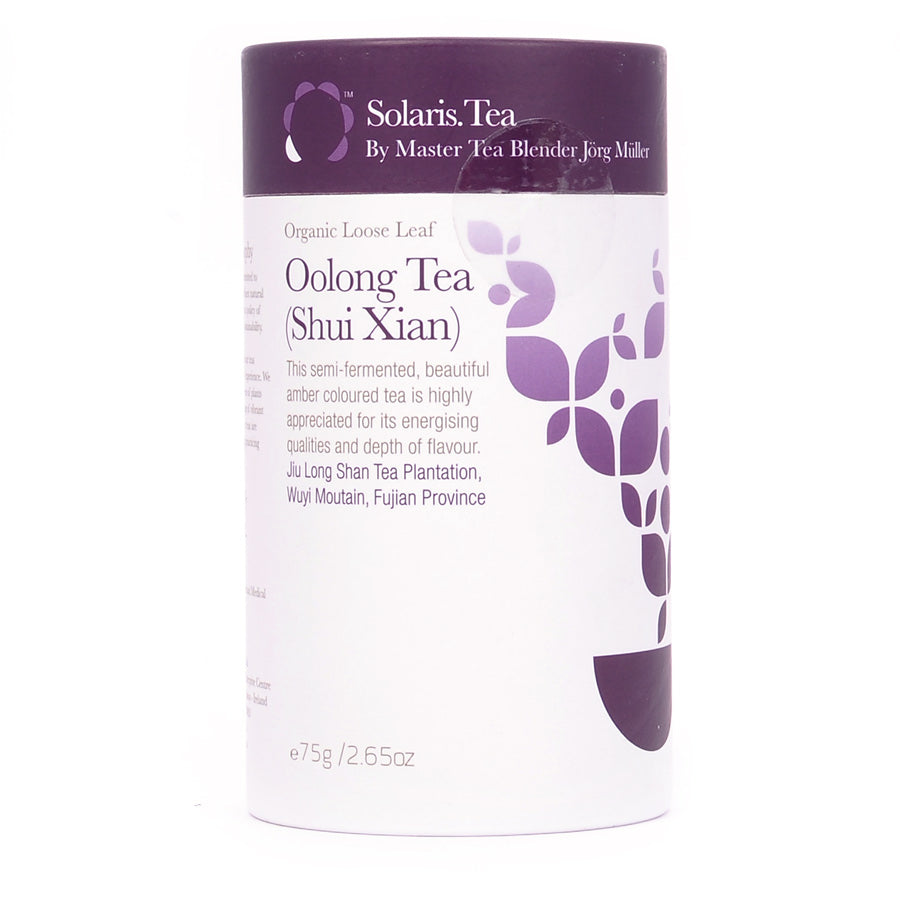 Solaris Tea Organic Oolong Tea Loose Leaf 75g