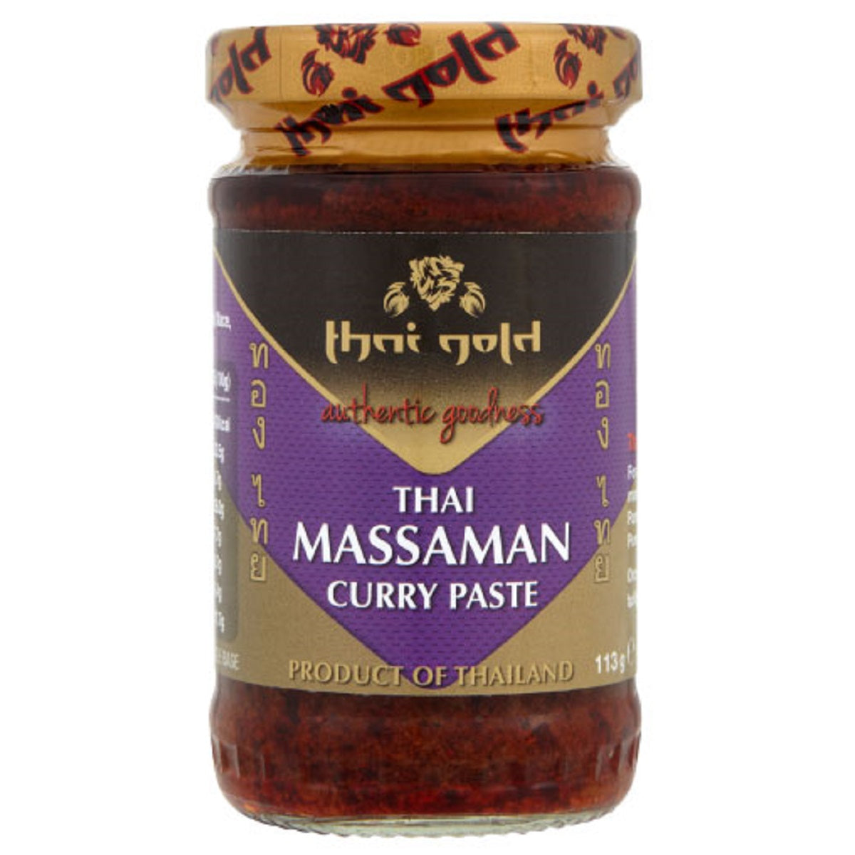Thai Gold Thai Massaman Curry Paste 113g - Ardkeen Quality Food Store