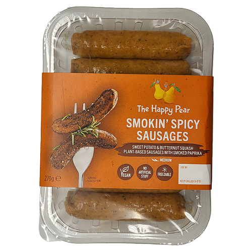 The Happy Pear Smokin&#39; Spicy Sausages 270g