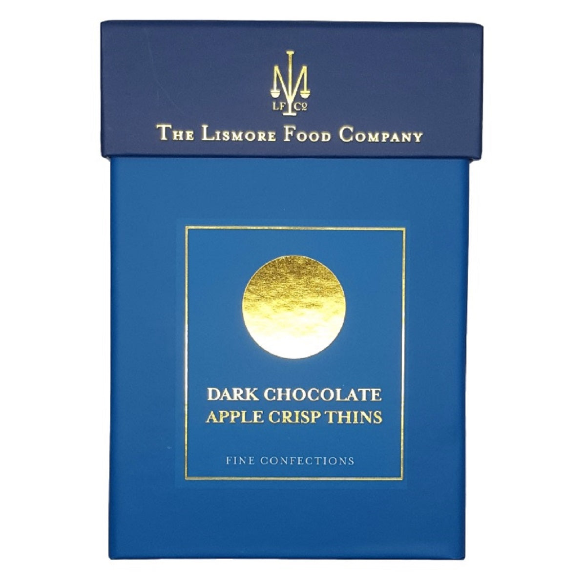 The Lismore Food Company Dark Chocolate Apple Crisp Thins 100g