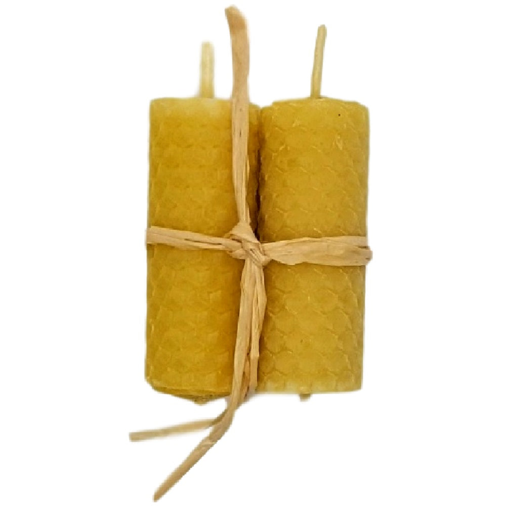 Trish&#39;s Honey Products Hand Rolled Beeswax Candle 2 to 3 hours
