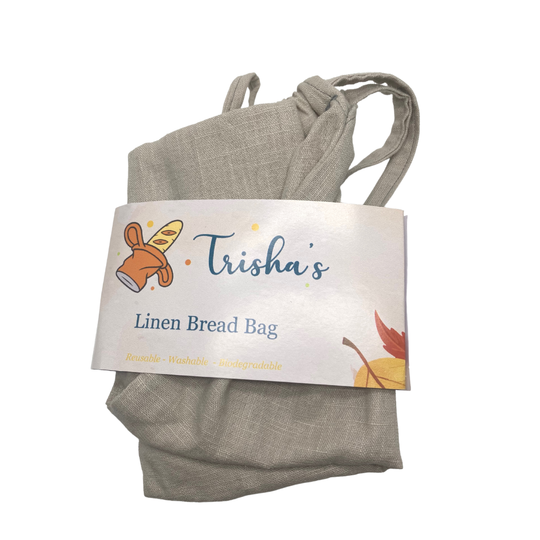 Trisha&#39;s Linen Bread Bag