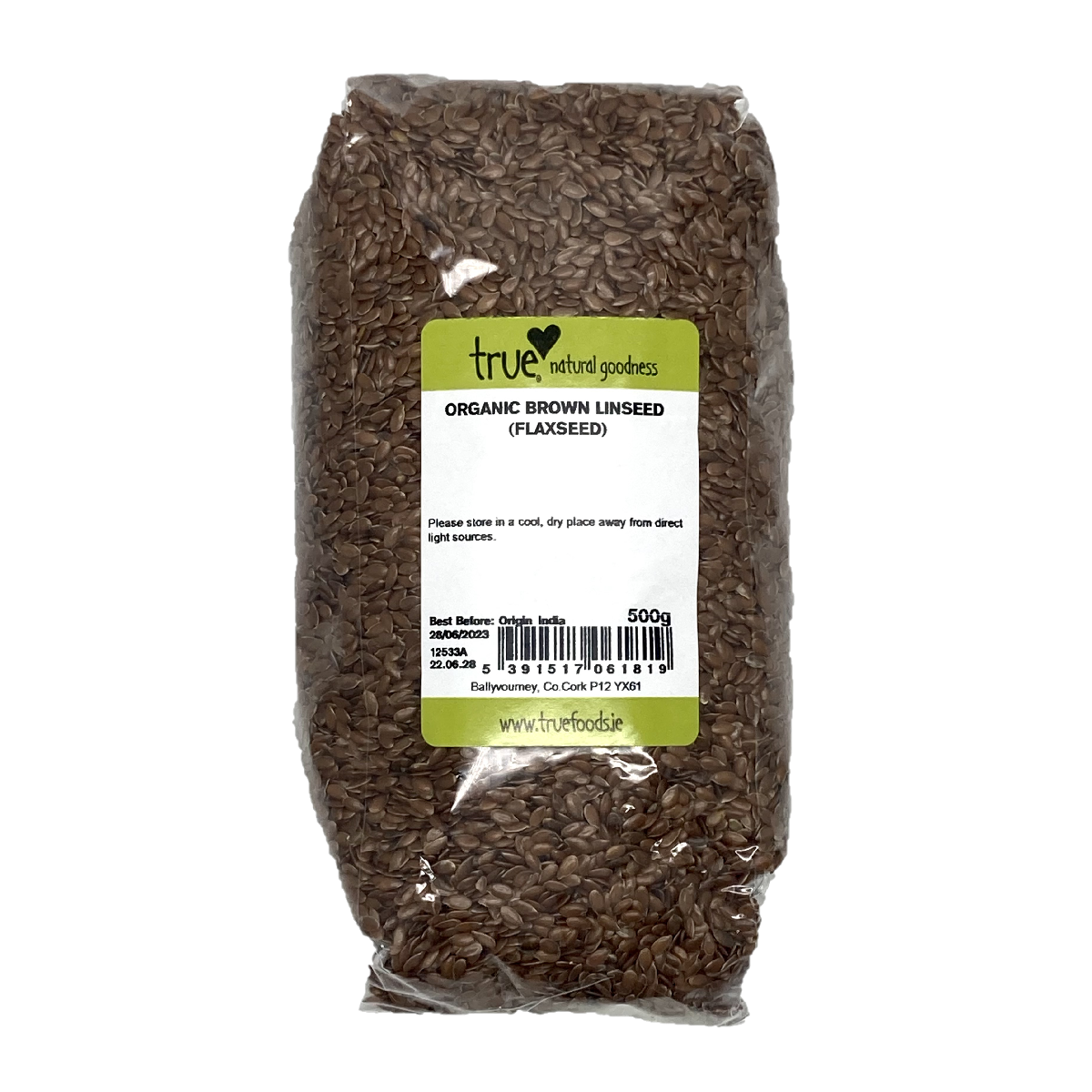 True Natural Goodness Organic Brown Linseed (Flaxseed) 500g
