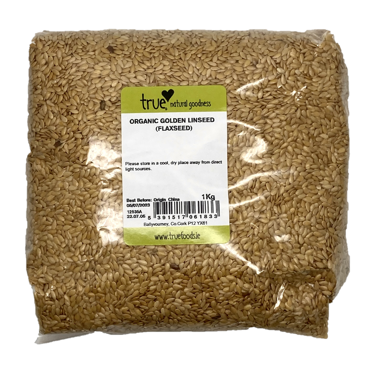 True Natural Goodness Organic Golden Linseed (Flaxseed) 1kg