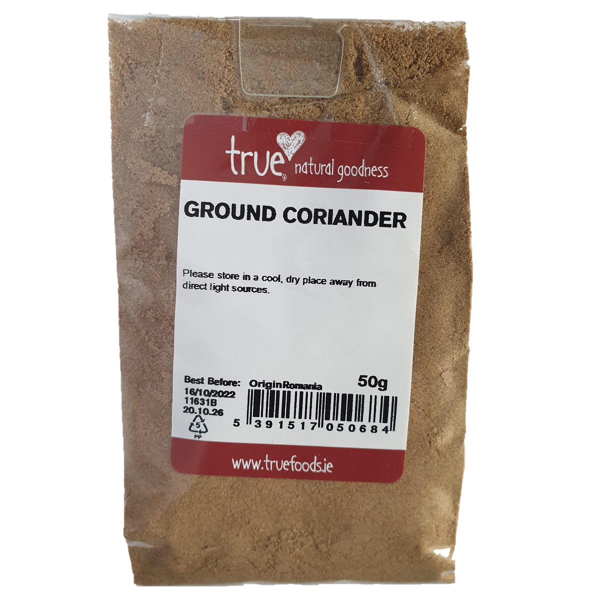 True Natural Goodness Ground Coriander 50g