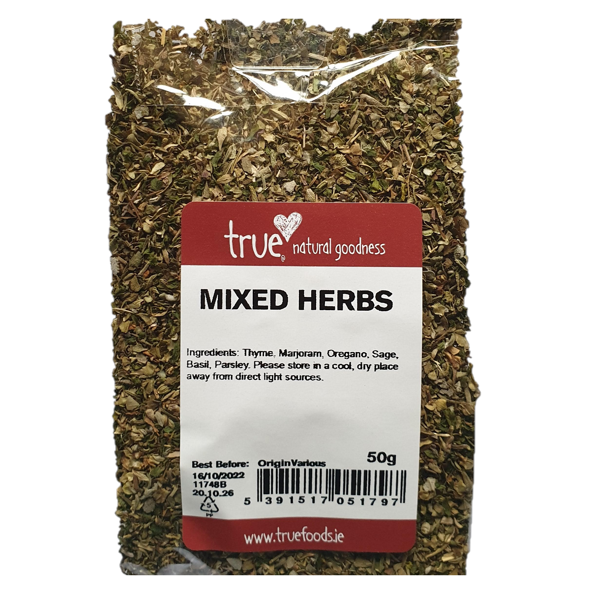True Natural Goodness Mixed Herbs 50g