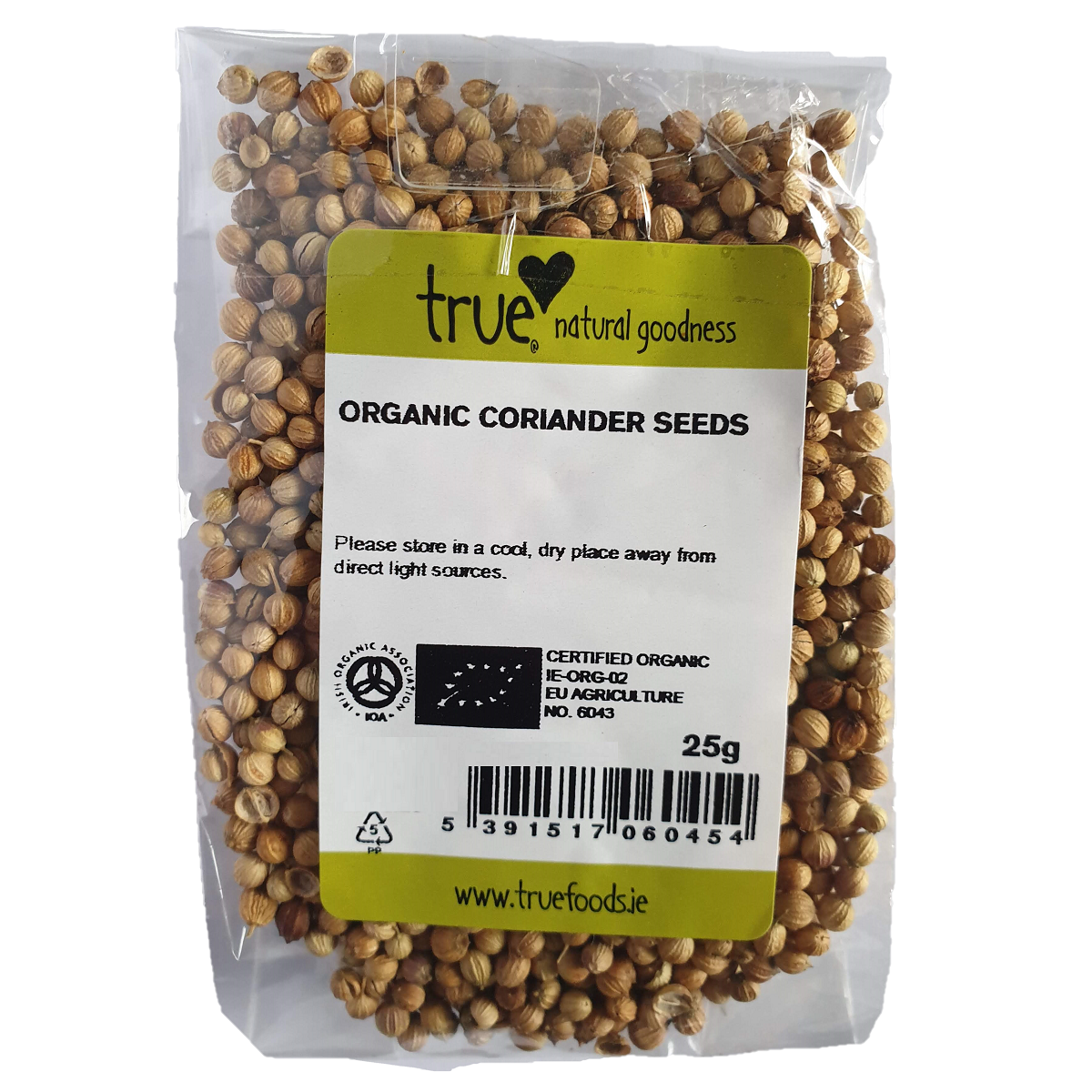 True Natural Goodness Organic Coriander Seeds 25g