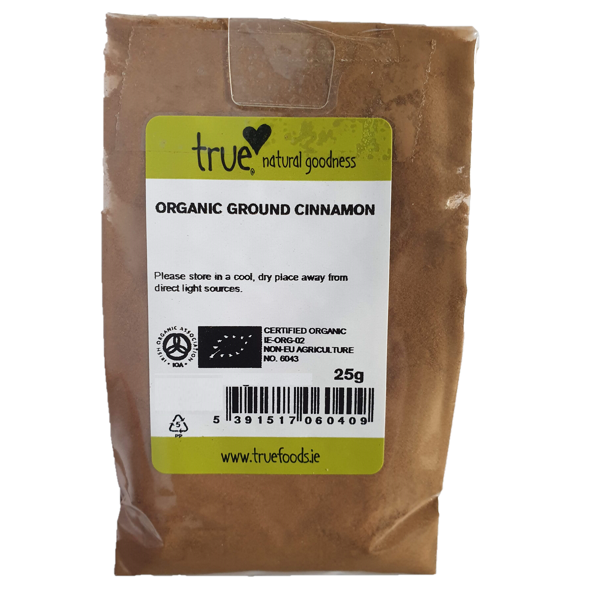 True Natural Goodness Organic Ground Cinnamon 25g