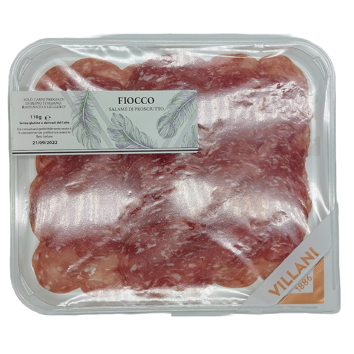 Villani 1886 Fiocco Salame di Prosciutto 110g Ardkeen Quality Food Store