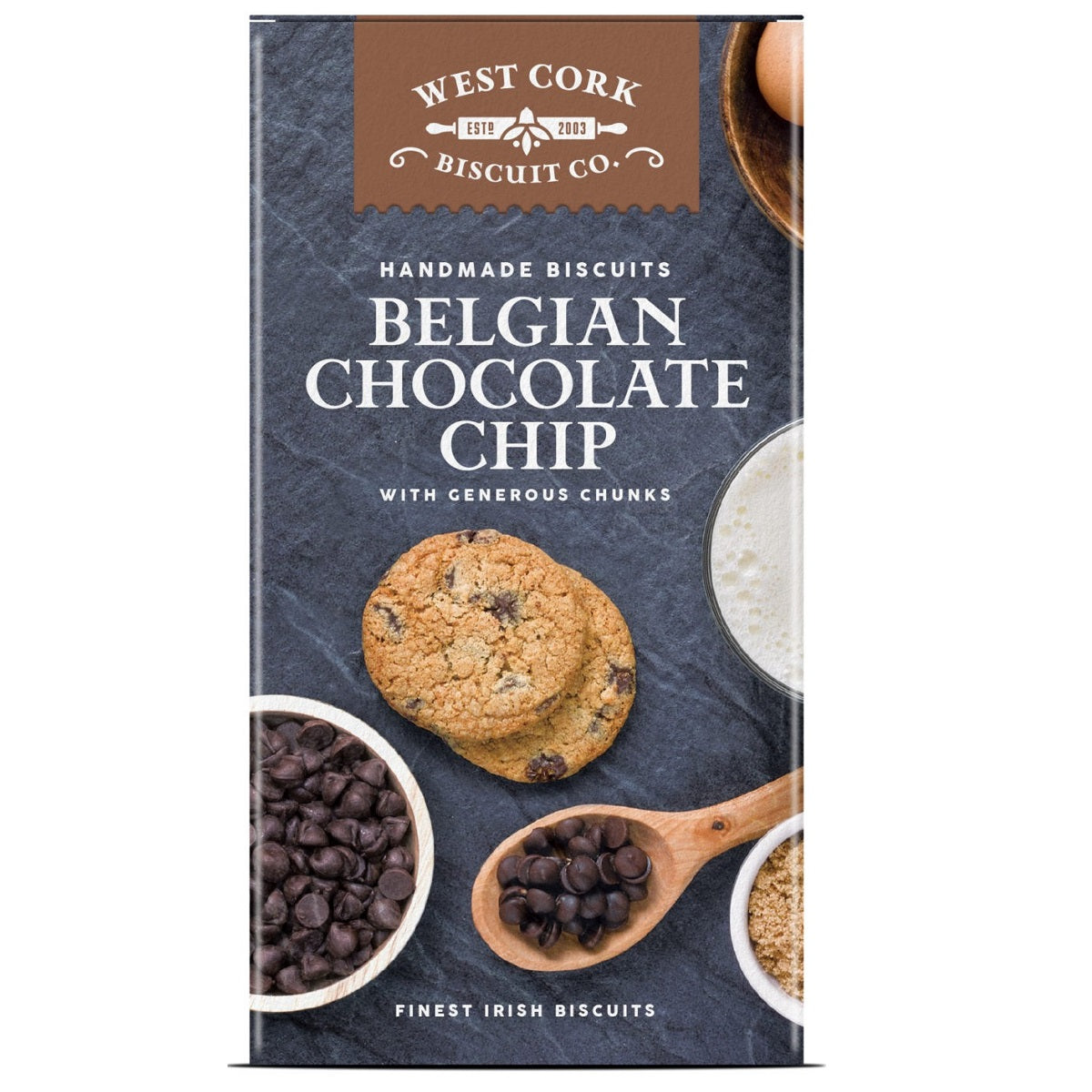 West Cork Biscuit Co Belgian Chocolate Chip with Generous Chunks 185g