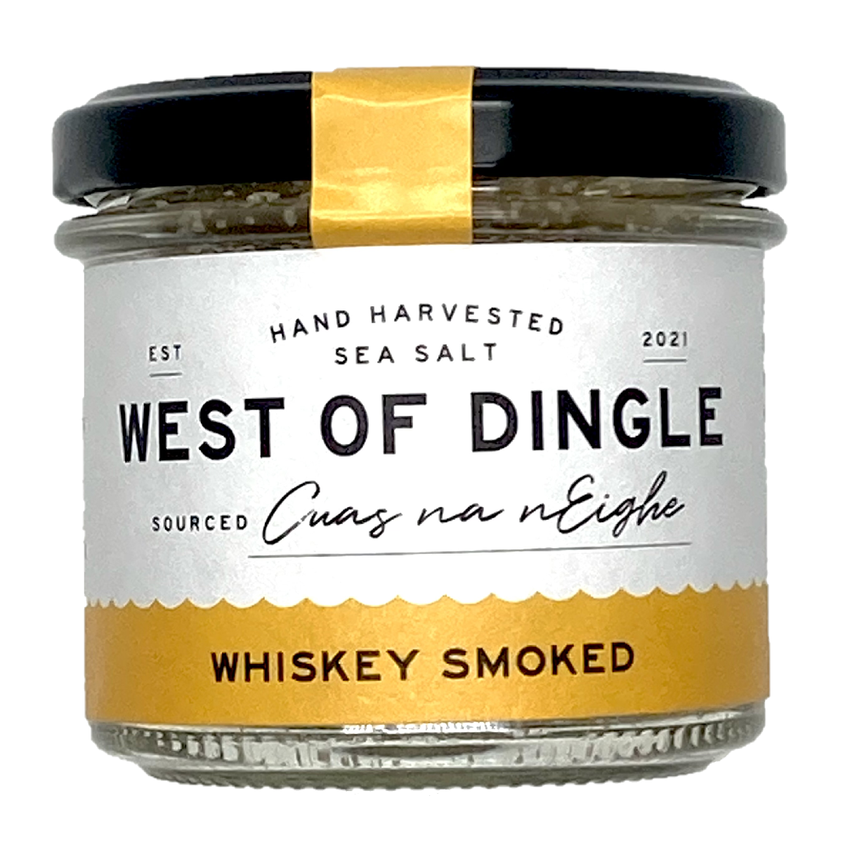 West of Dingle Whiskey Smoked Sea Salt 75g