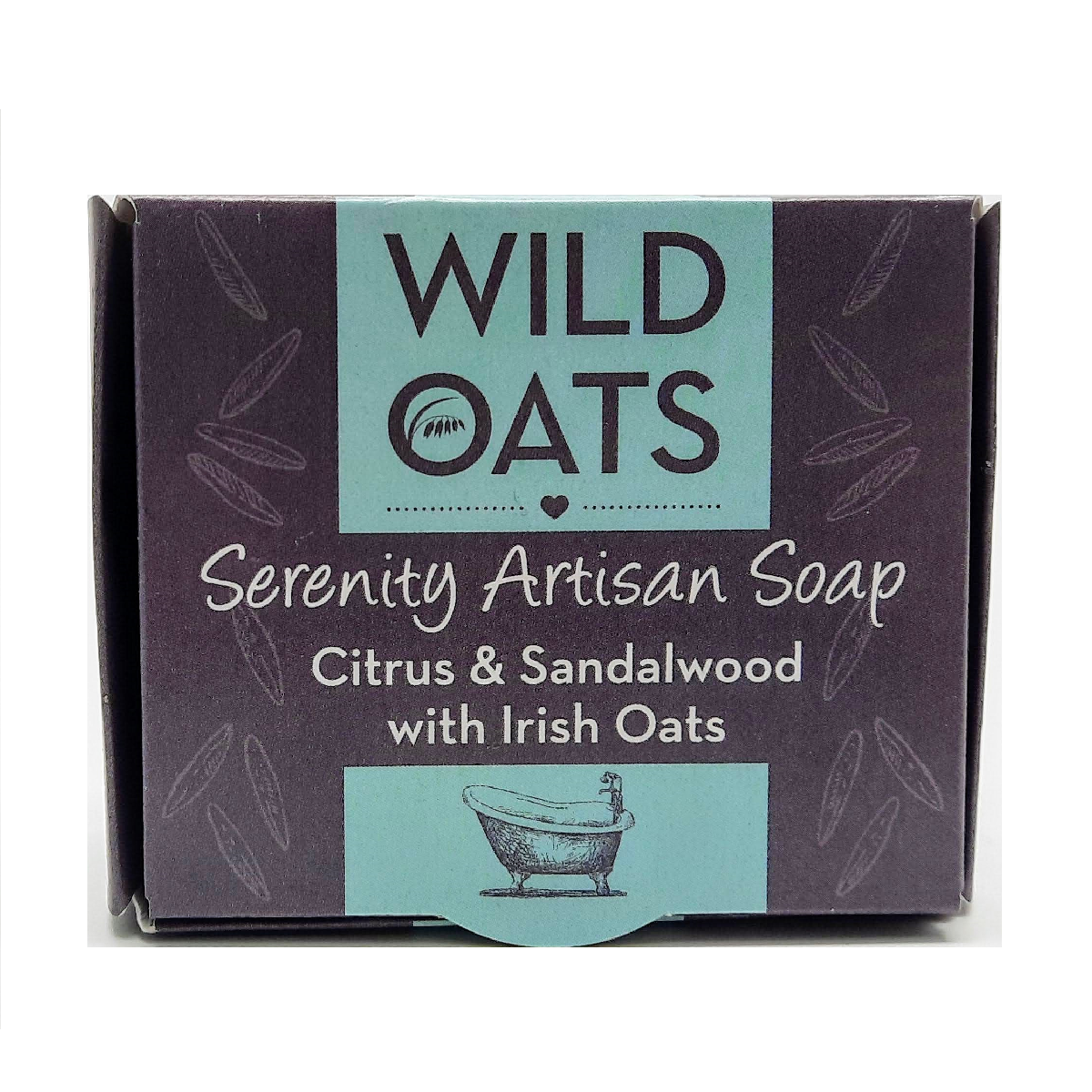Wild Oats Serenity Artisan Soap Citrus &amp; Sandalwood with Irish Oats 100g