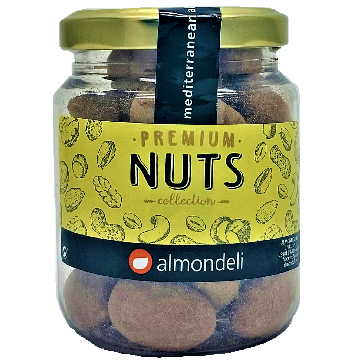 almondeli Premium Nuts Collection Cocoa Dusted Chocolate Almonds 140g